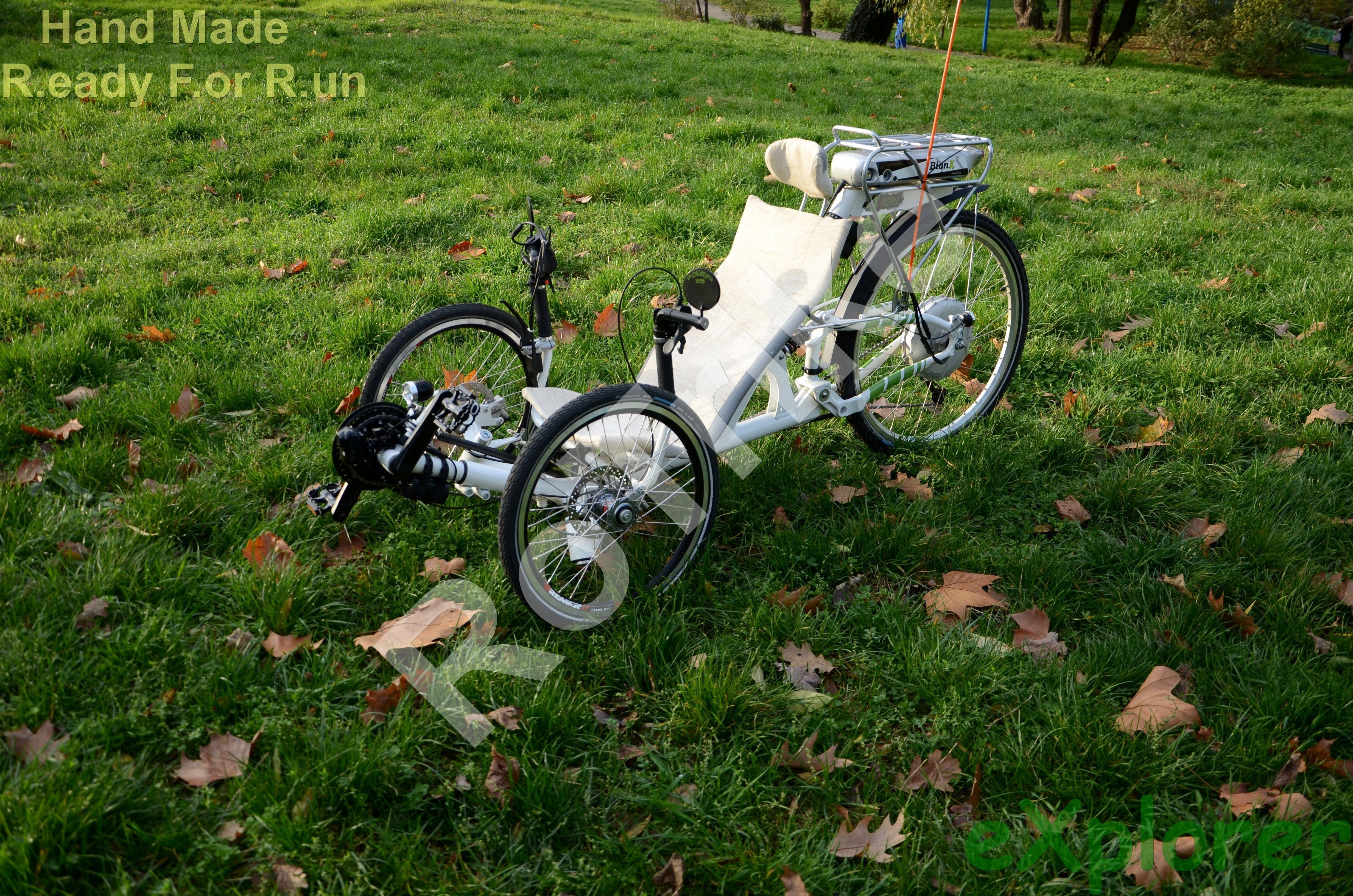 Recumbent Trike with Electric Motor - Triciclu Reclinat cu mo... Free 3D model_2