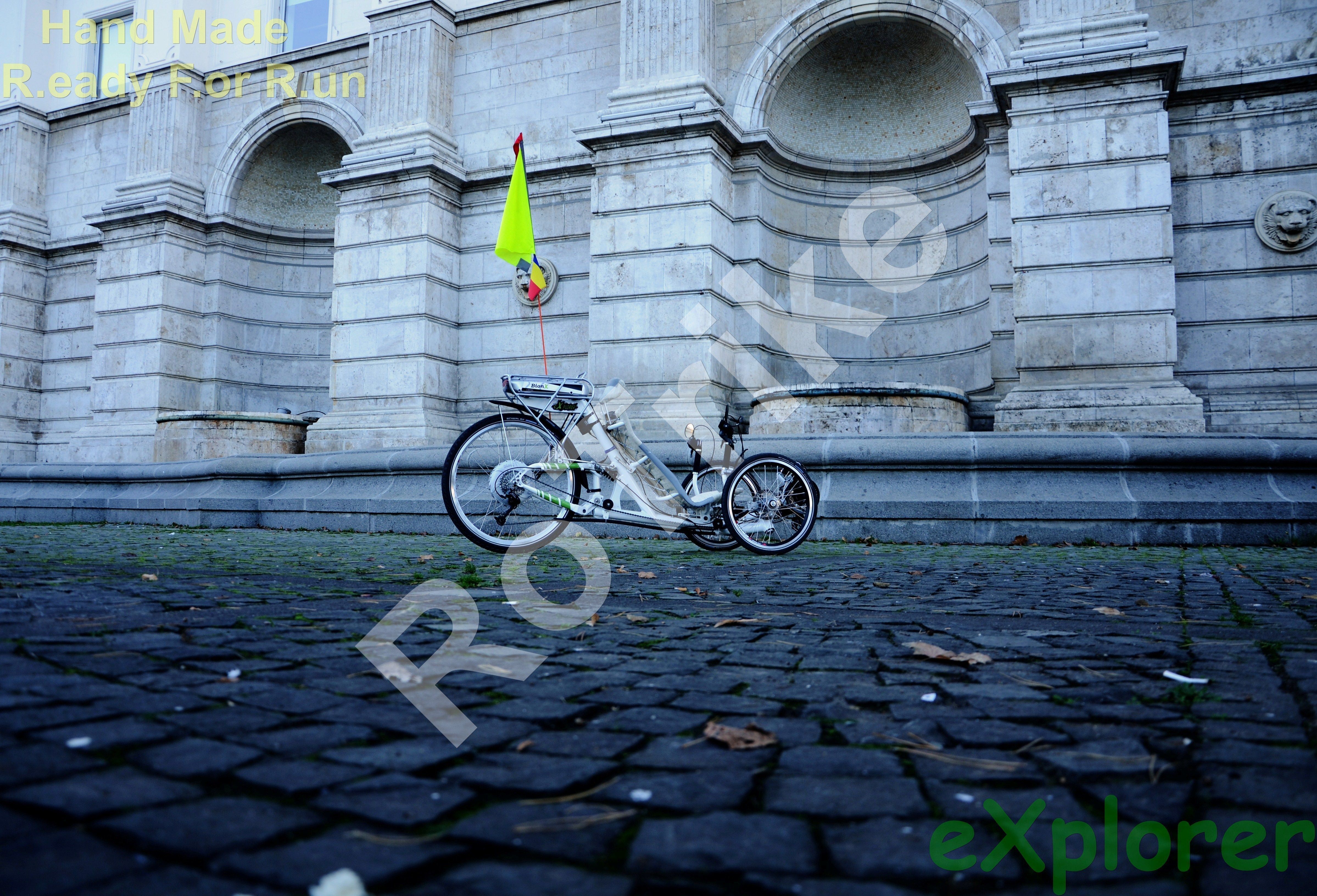 Recumbent Trike with Electric Motor - Triciclu Reclinat cu mo... Free 3D model_6