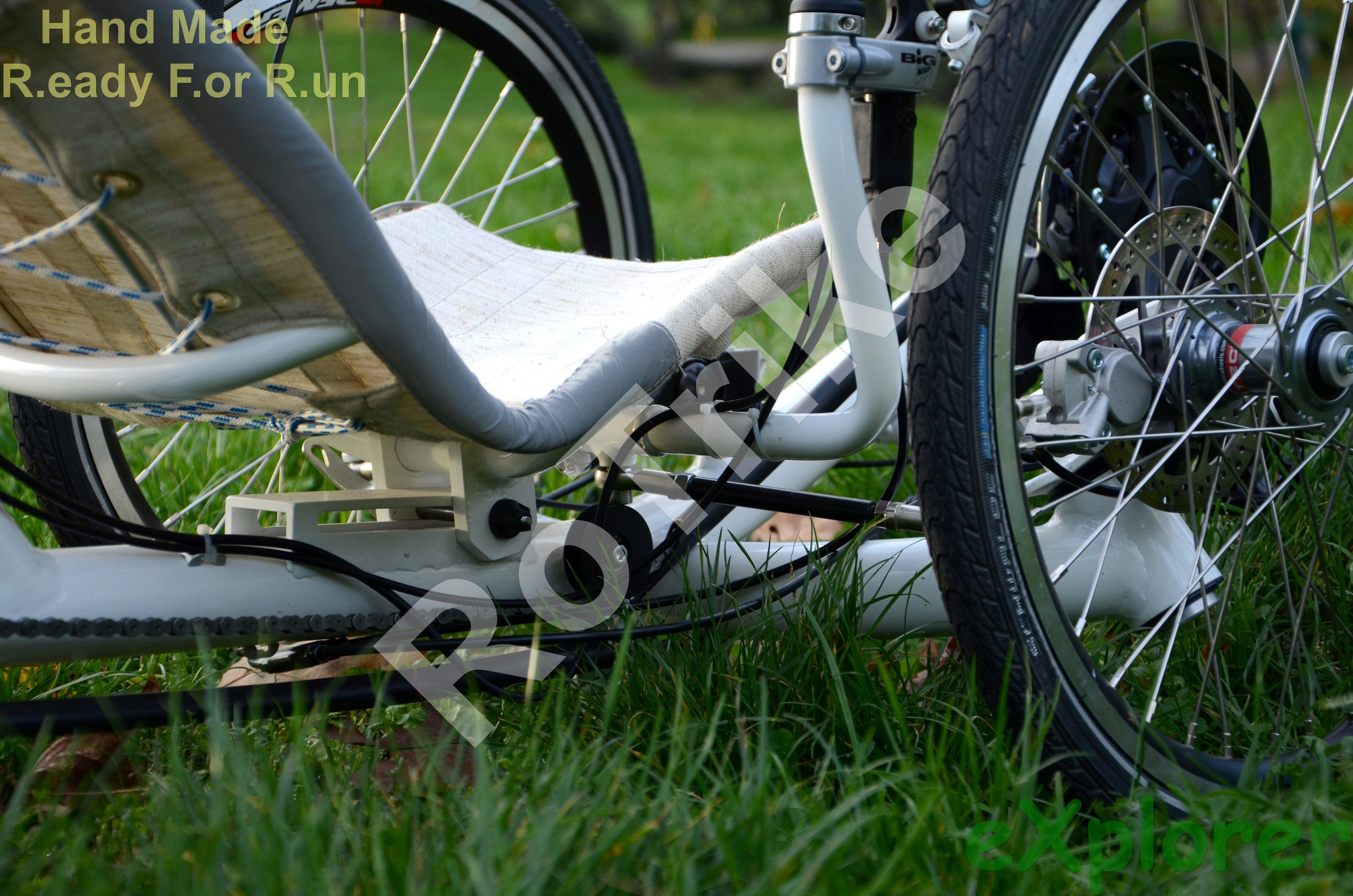 Recumbent Trike with Electric Motor - Triciclu Reclinat cu mo... Free 3D model_15