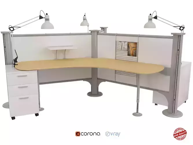 Resolve system workstation 3D model