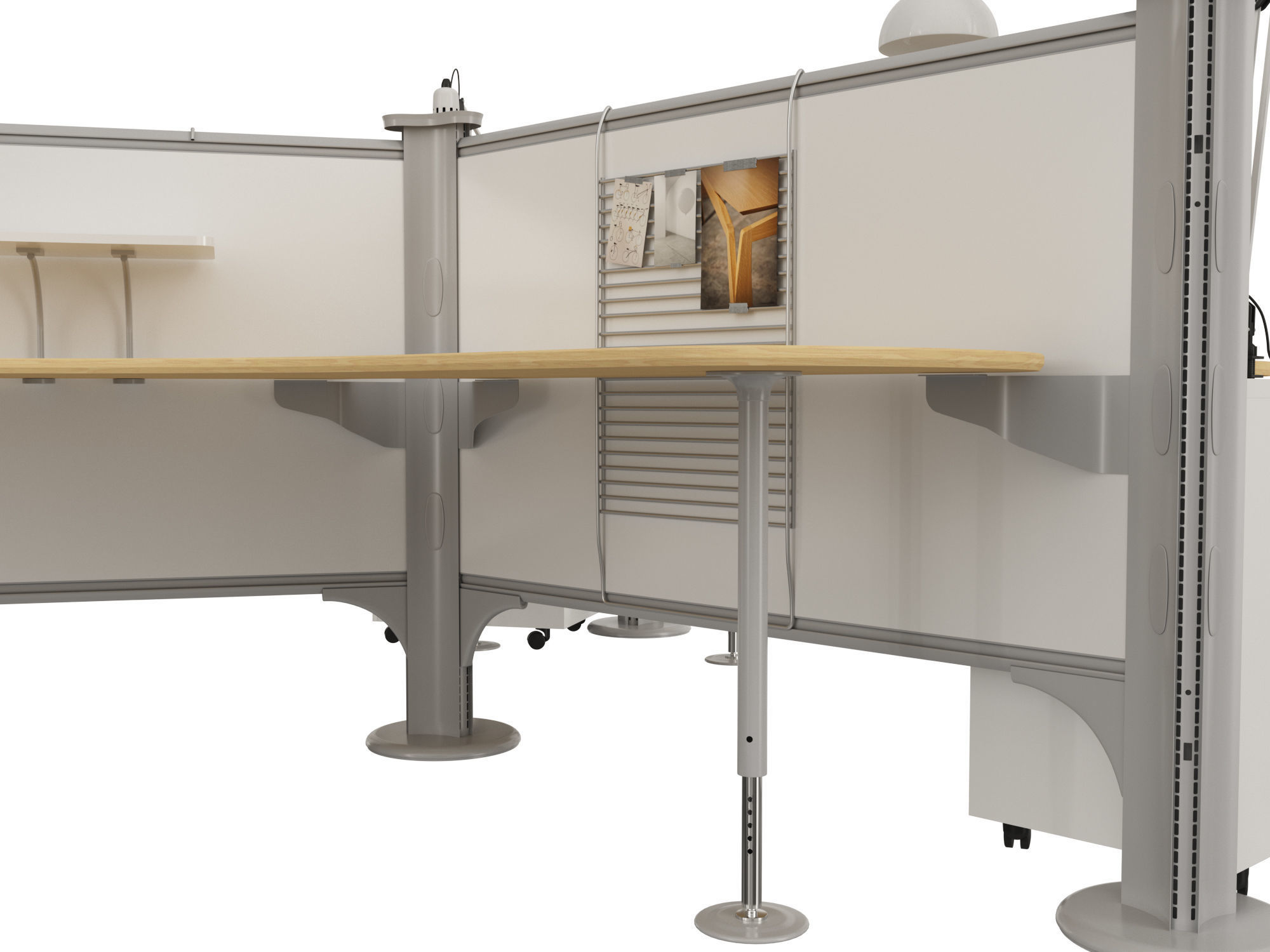 Resolve system workstation 3D model_4