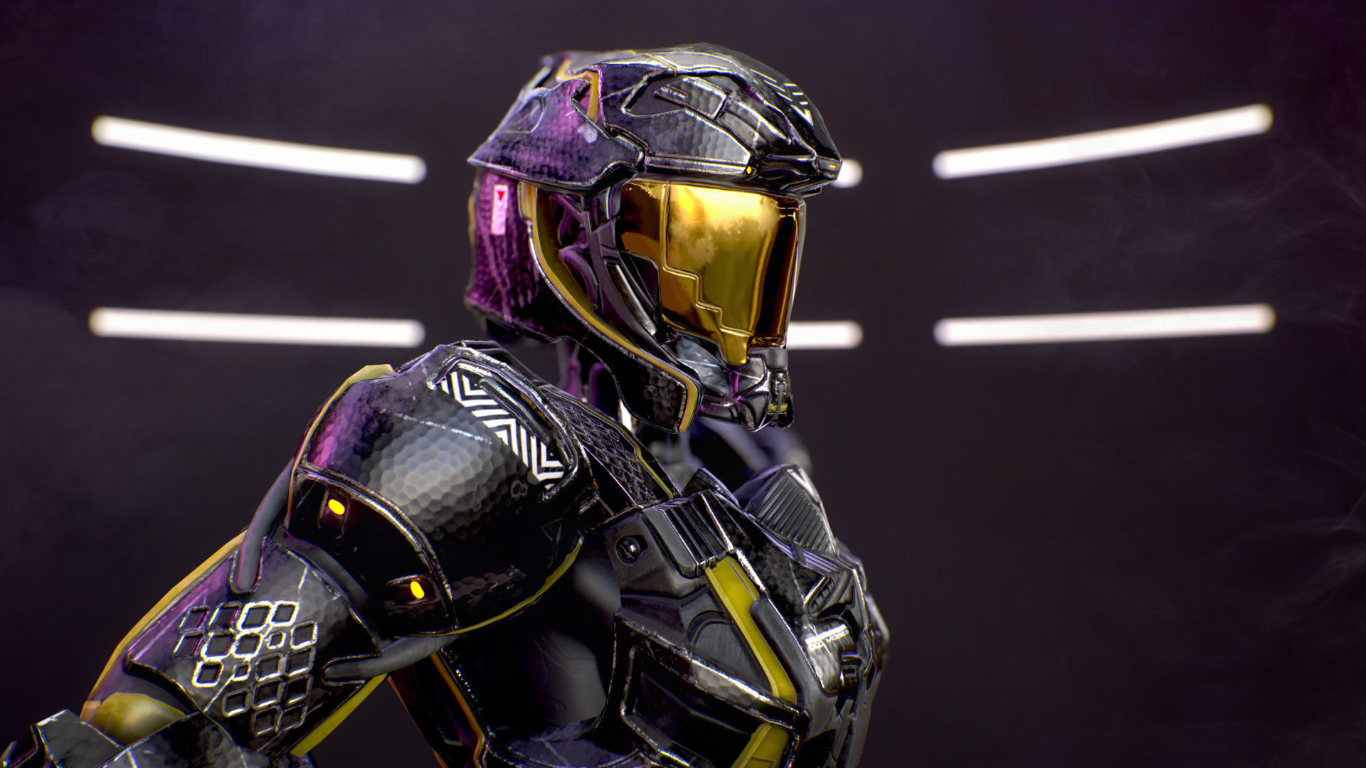 Sci-Fi Armor 10 Low-poly 3D model_14