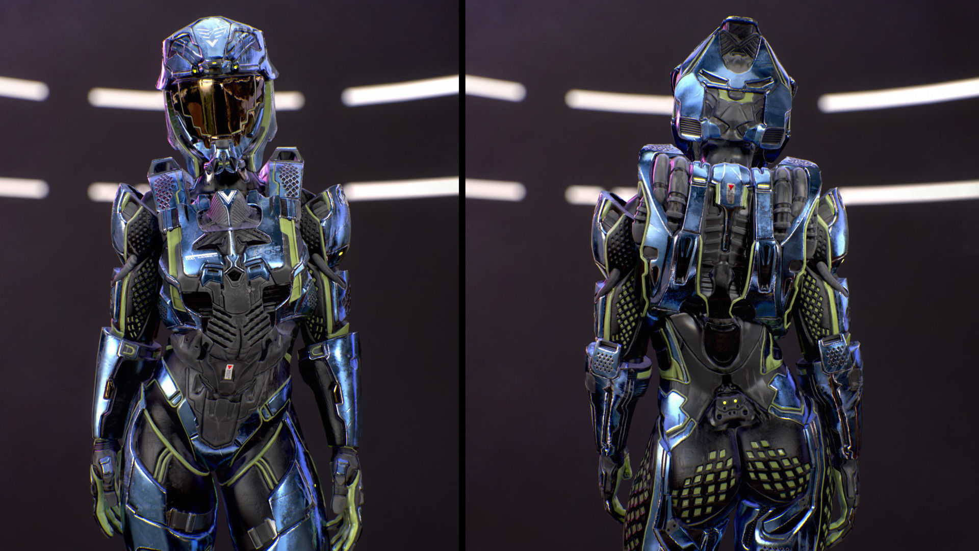 Sci-Fi Armor 10 Low-poly 3D model_7