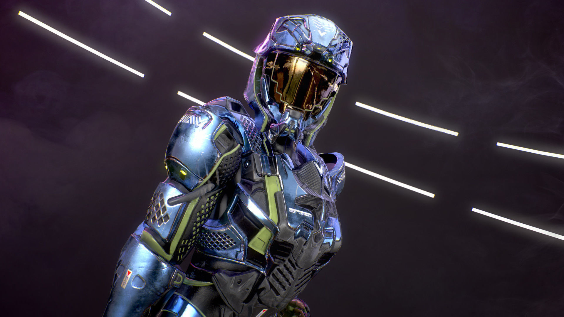 Sci-Fi Armor 10 Low-poly 3D model_16