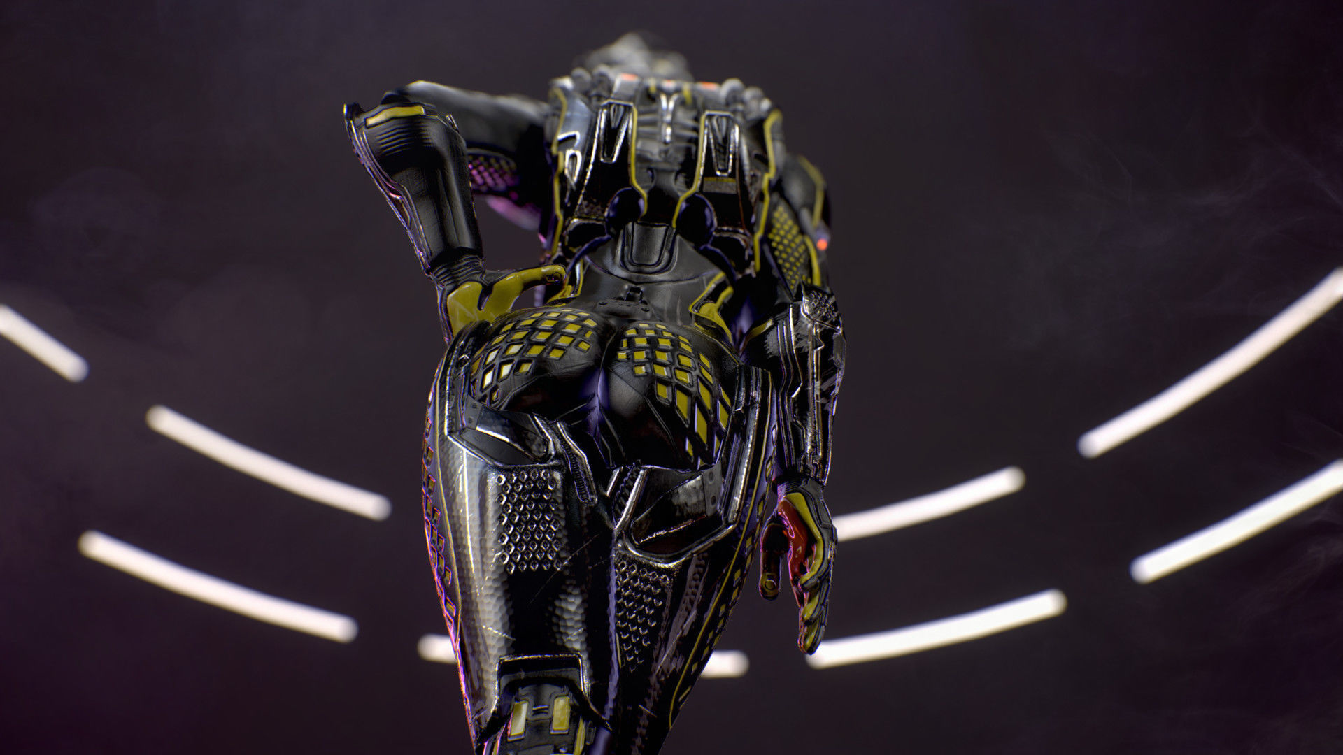 Sci-Fi Armor 10 Low-poly 3D model_18