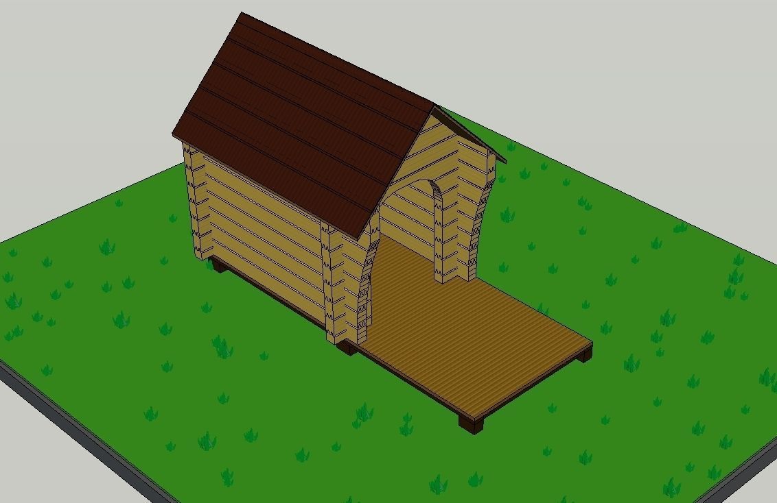 Cusca Catel - Dog House Free 3D model_1