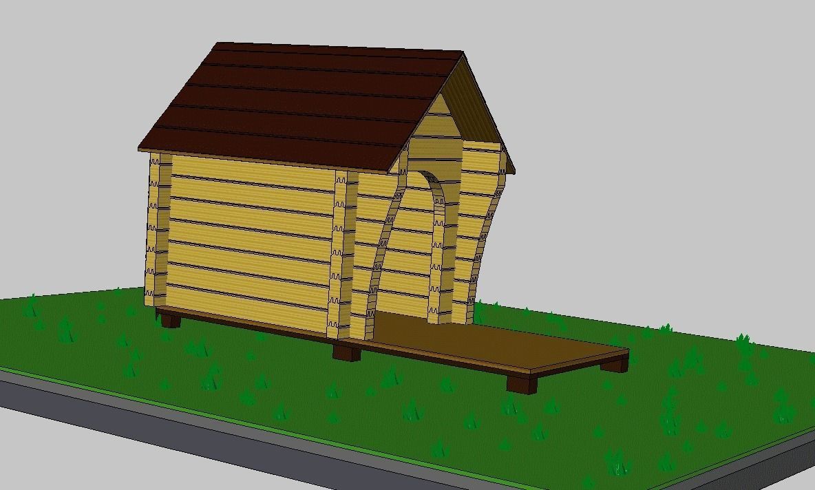Cusca Catel - Dog House Free 3D model_0