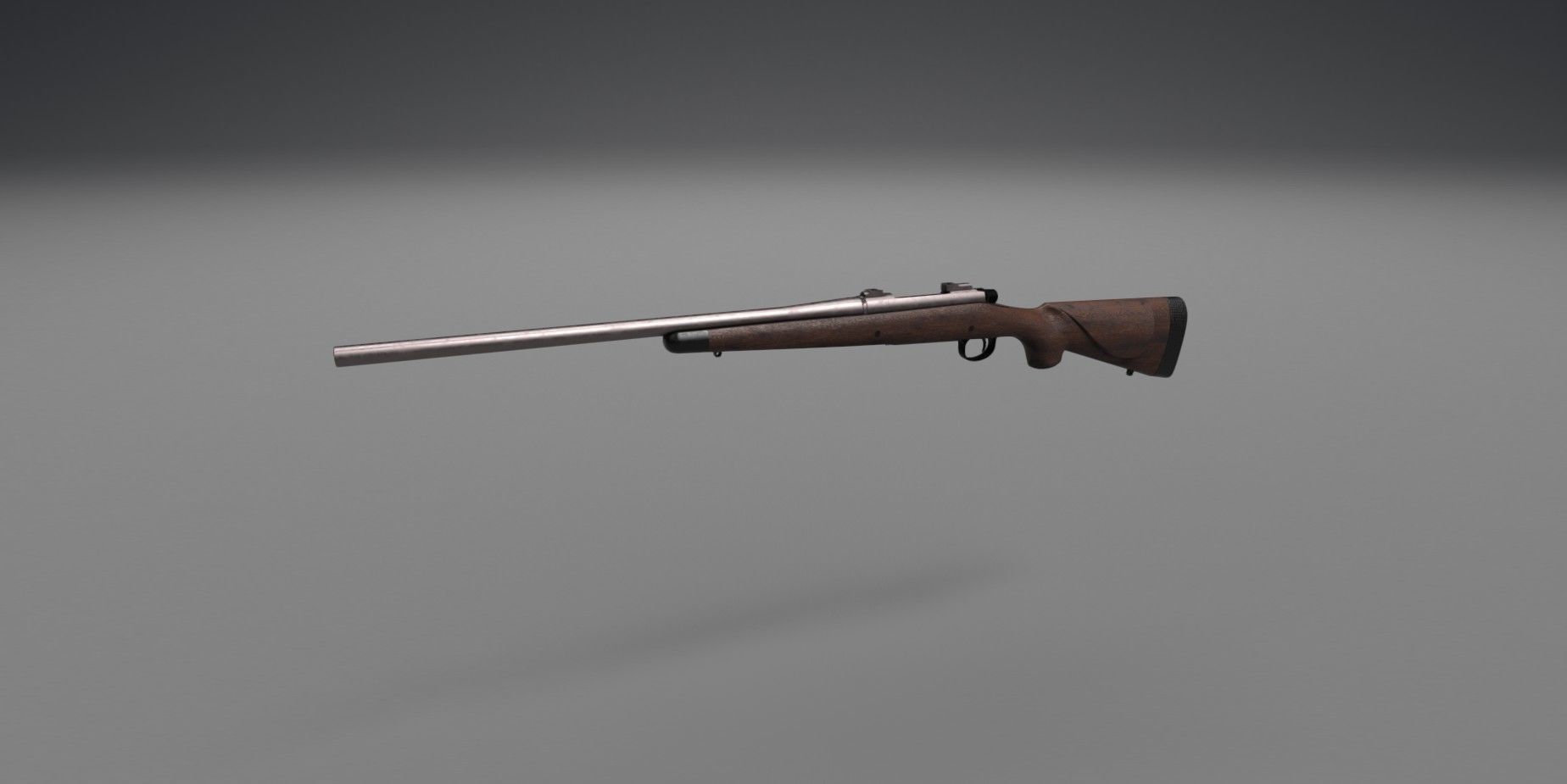 World War 2 Remington Rifle 3D model_4