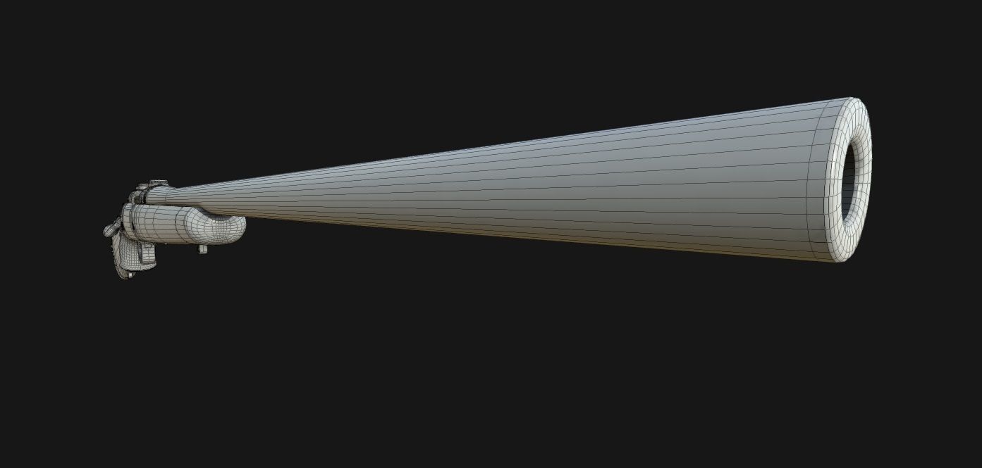 World War 2 Remington Rifle 3D model_9