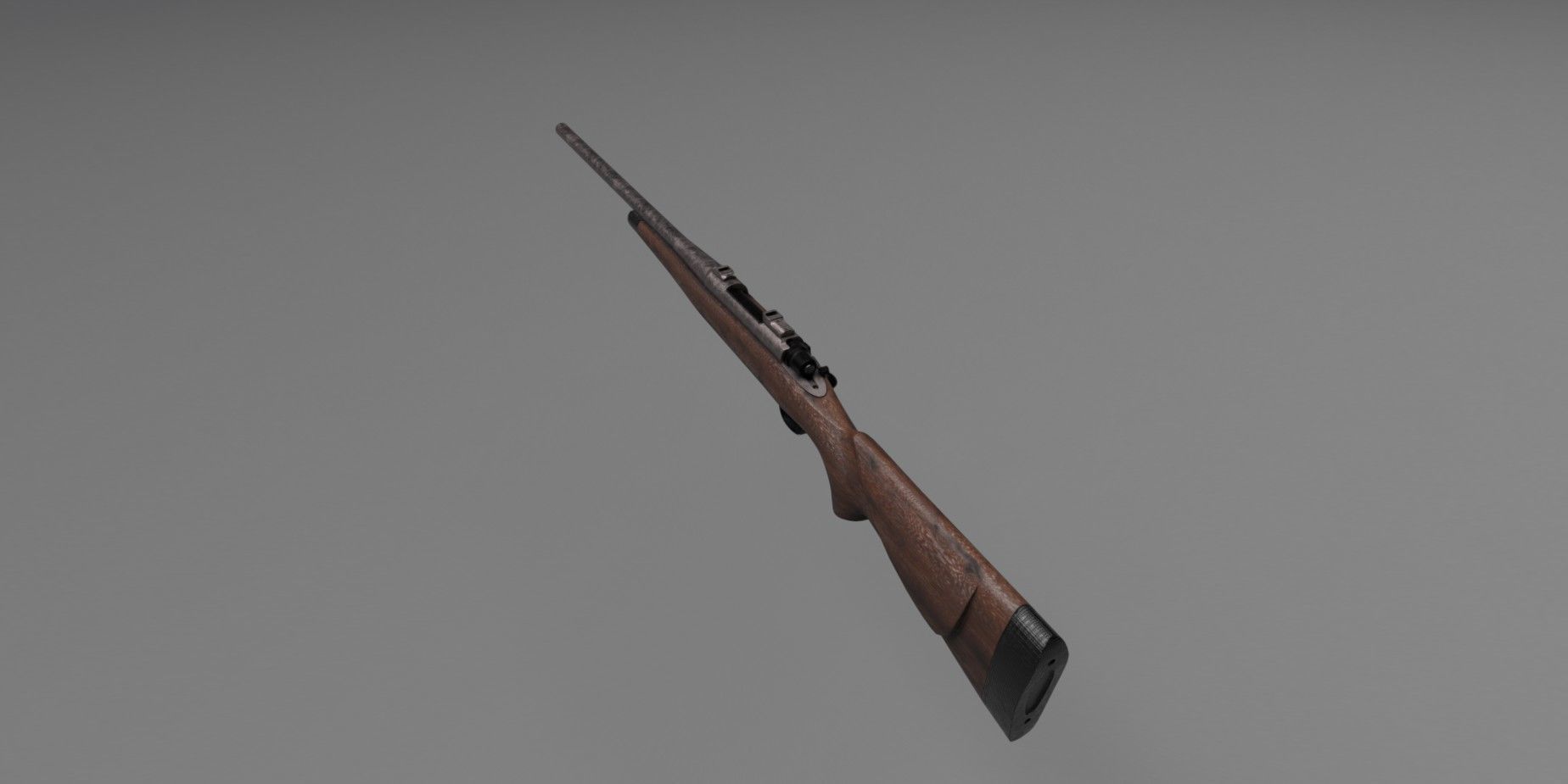 World War 2 Remington Rifle 3D model_6