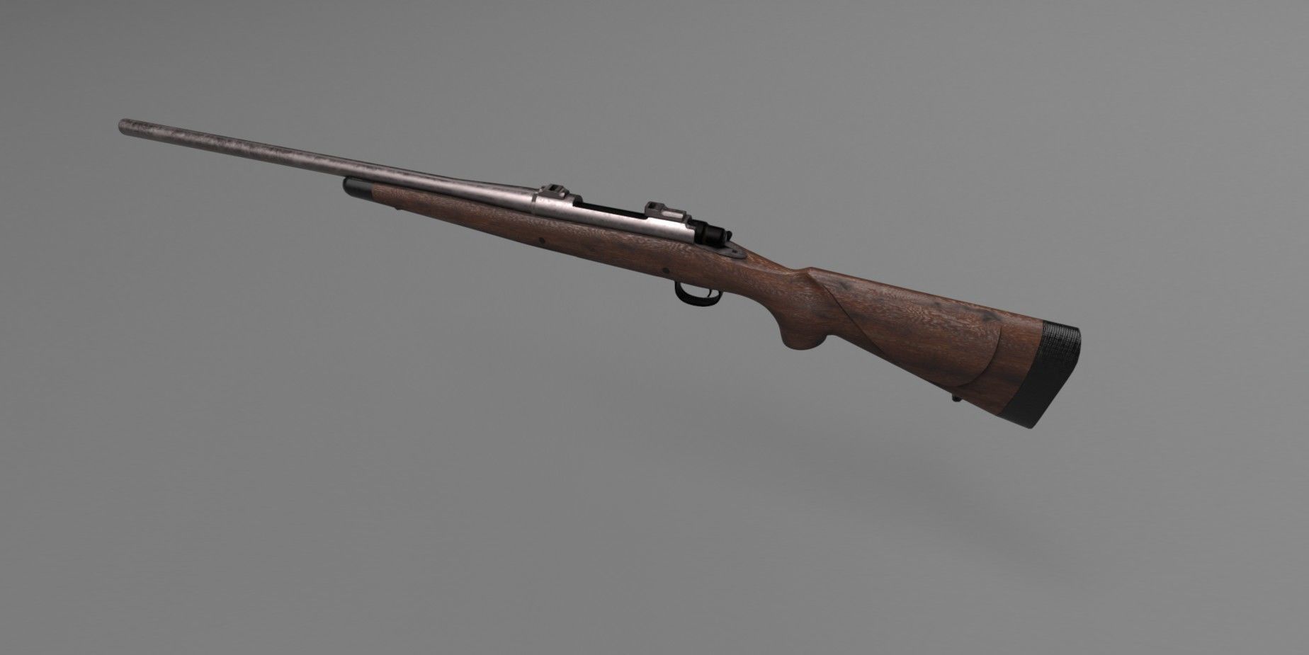 World War 2 Remington Rifle 3D model_5