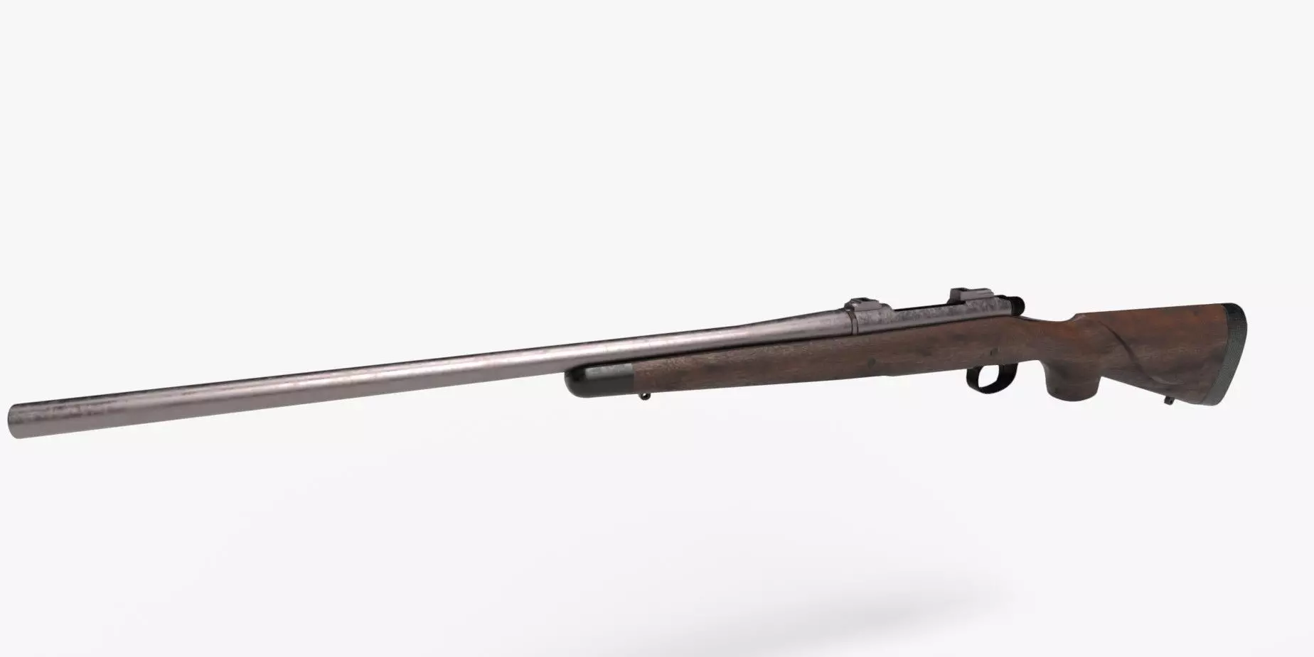 World War 2 Remington Rifle 3D model_0