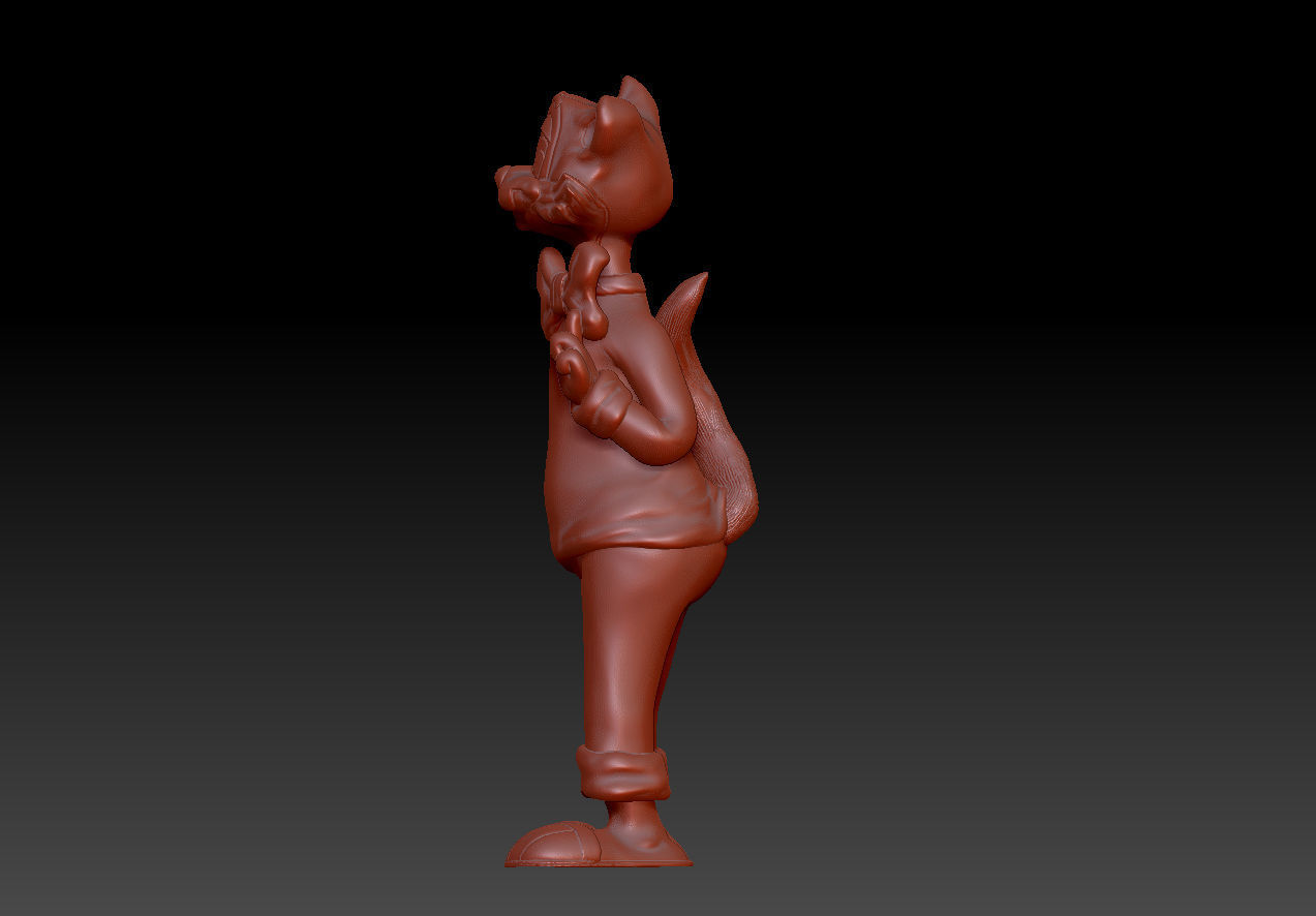 Leopold the cat 3D print model_3