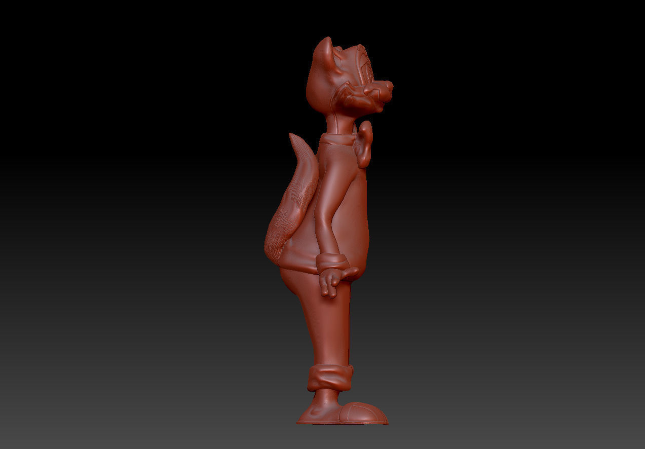 Leopold the cat 3D print model_2