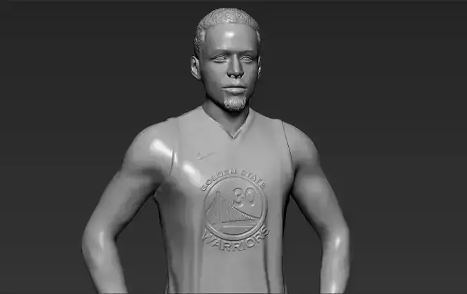 Stephen Curry 3D printing ready stl obj formats 3D print model