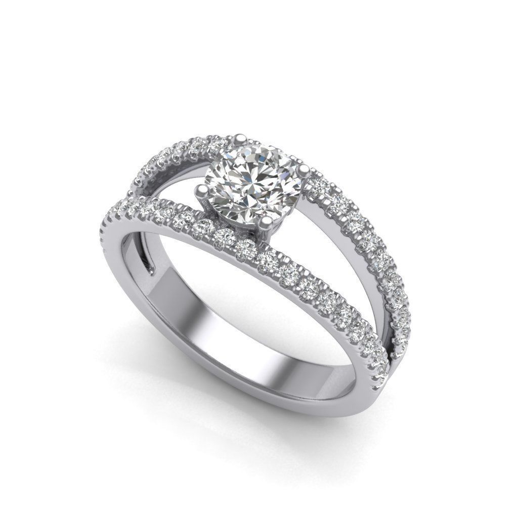 BULK-3DM-With Gems-RING 40 Files 3D print model_36