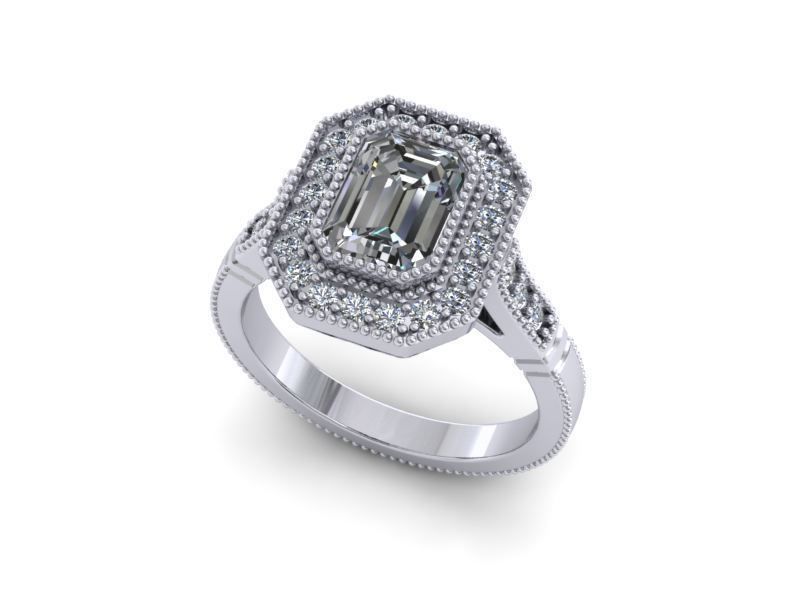 BULK-3DM-With Gems-RING 40 Files 3D print model_4