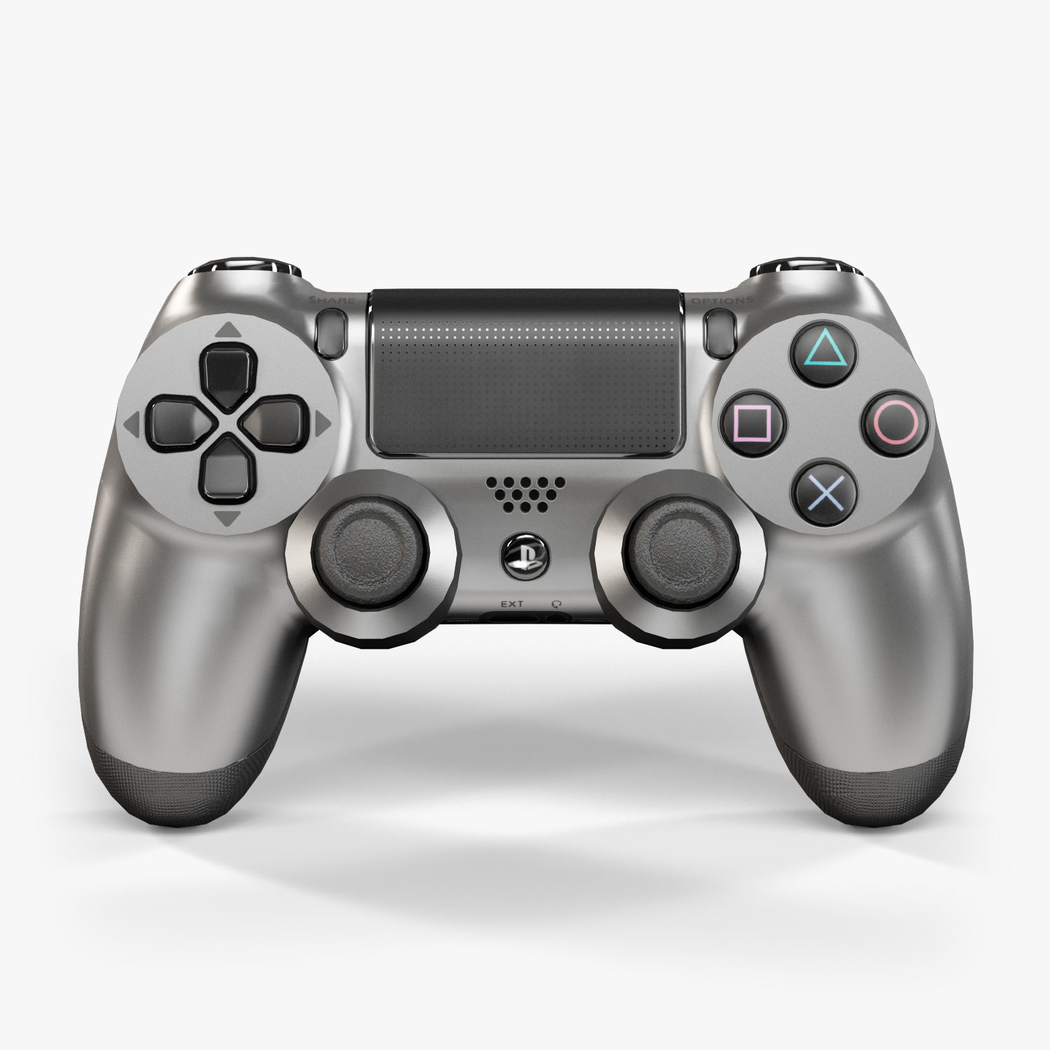 Sony PlayStation 4 Controller New Colors Low-poly 3D model_45