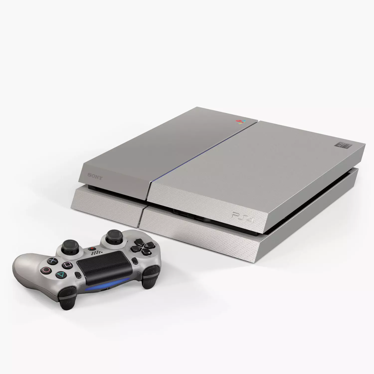 3D model Sony PlayStation 4 20th Anniversary Edition VR / AR / low 