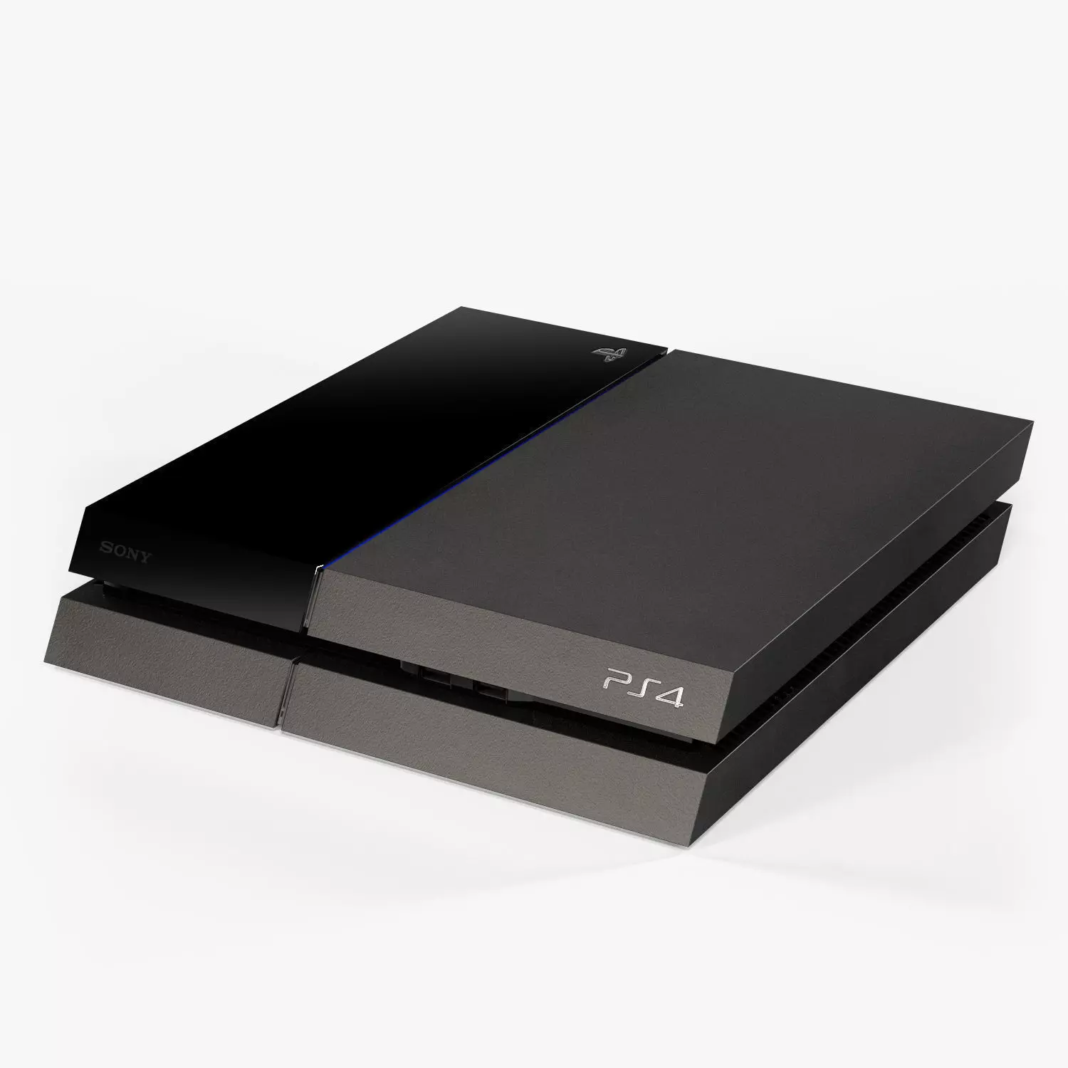 Sony PlayStation 4 Game Console Low-poly 3D model_0