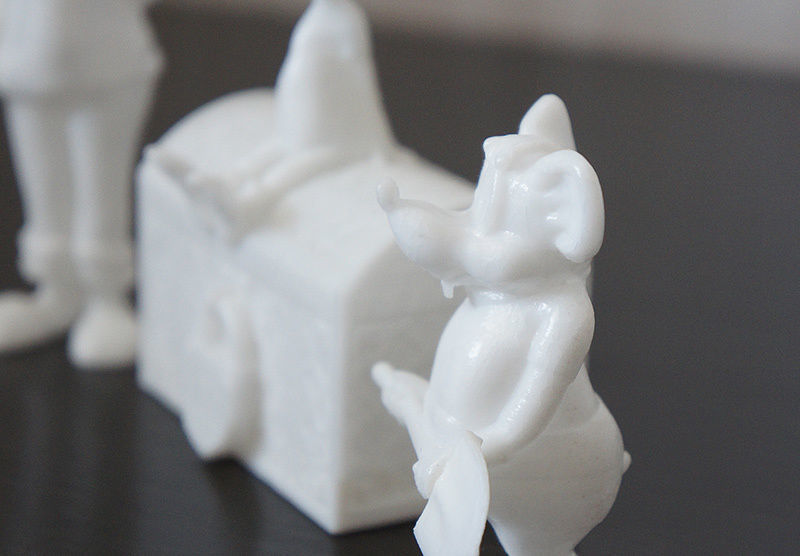 Thin mouse Leopold the cat cartoon 3D print model_7