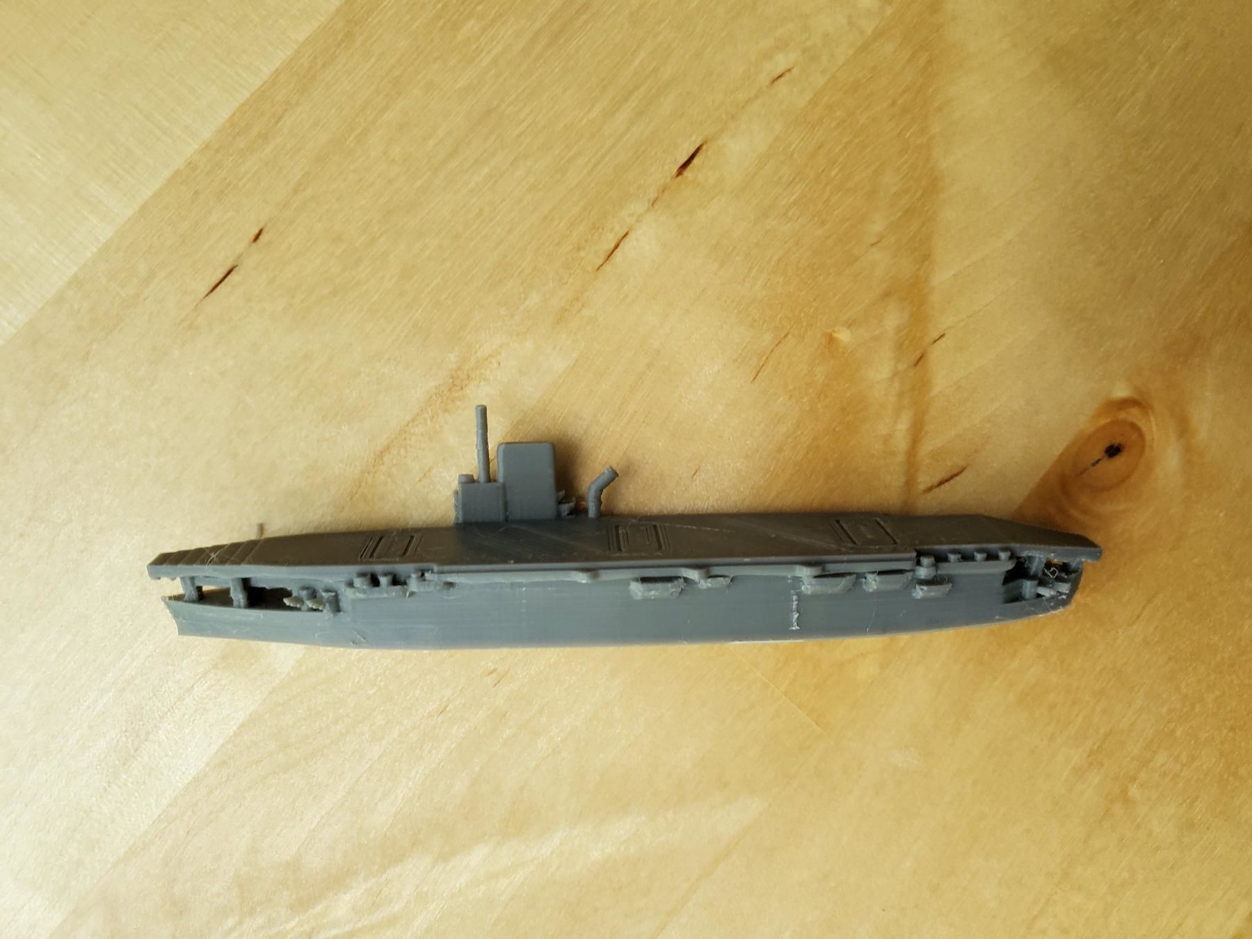 French Bearn Class Aircraft Carrier 3D print model_5