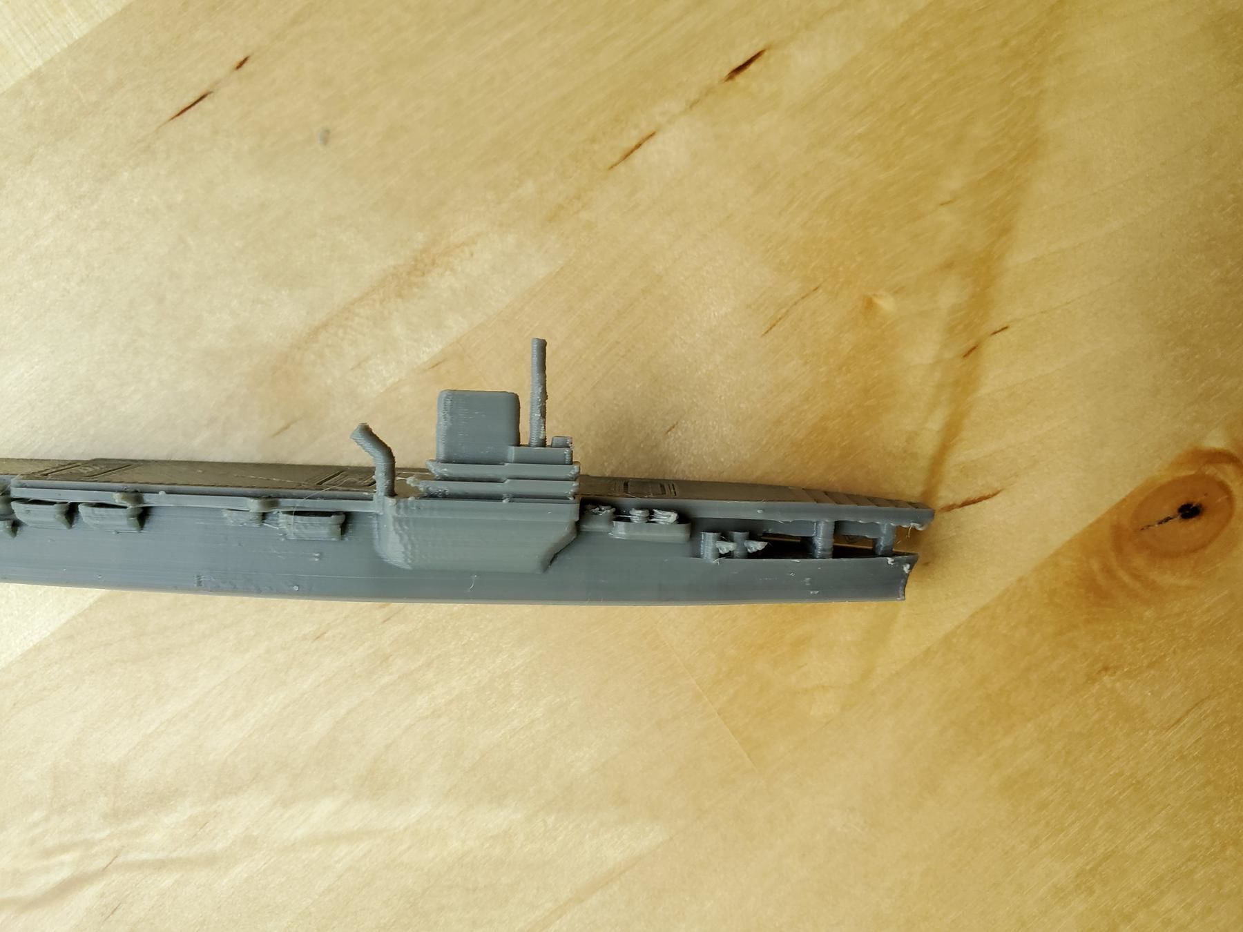 French Bearn Class Aircraft Carrier 3D print model_9