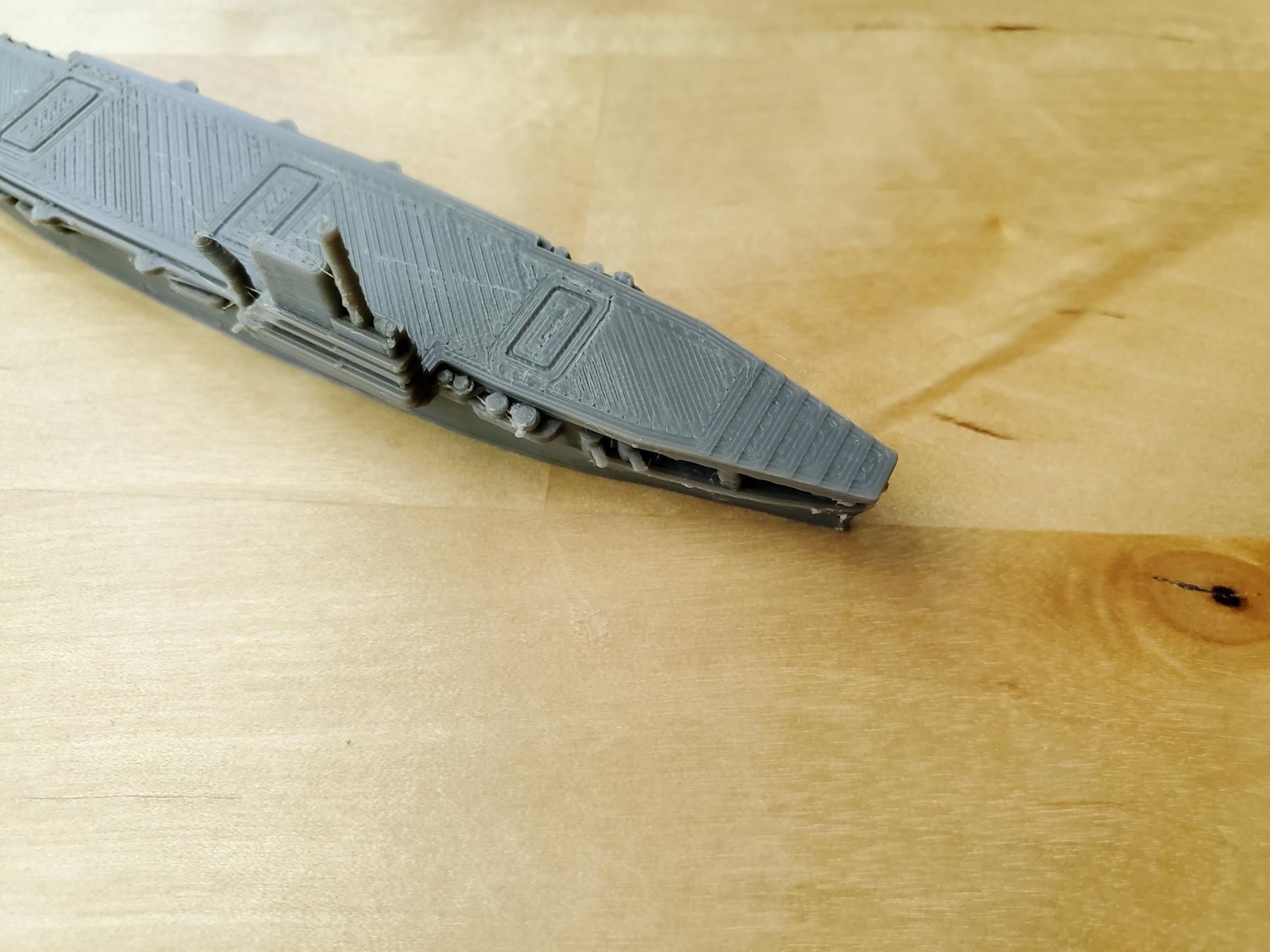French Bearn Class Aircraft Carrier 3D print model_11