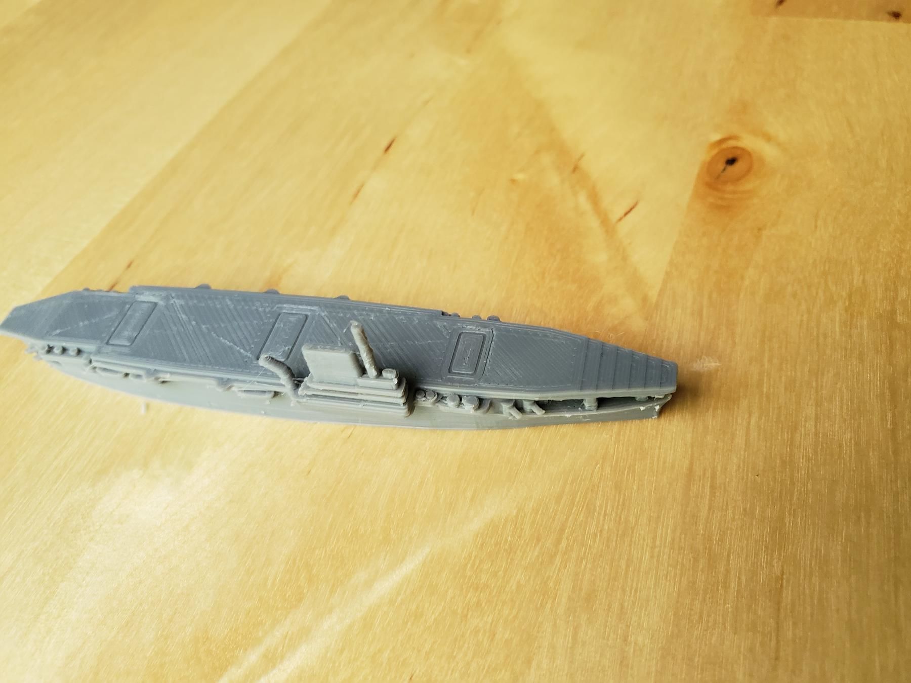 French Bearn Class Aircraft Carrier 3D print model_3