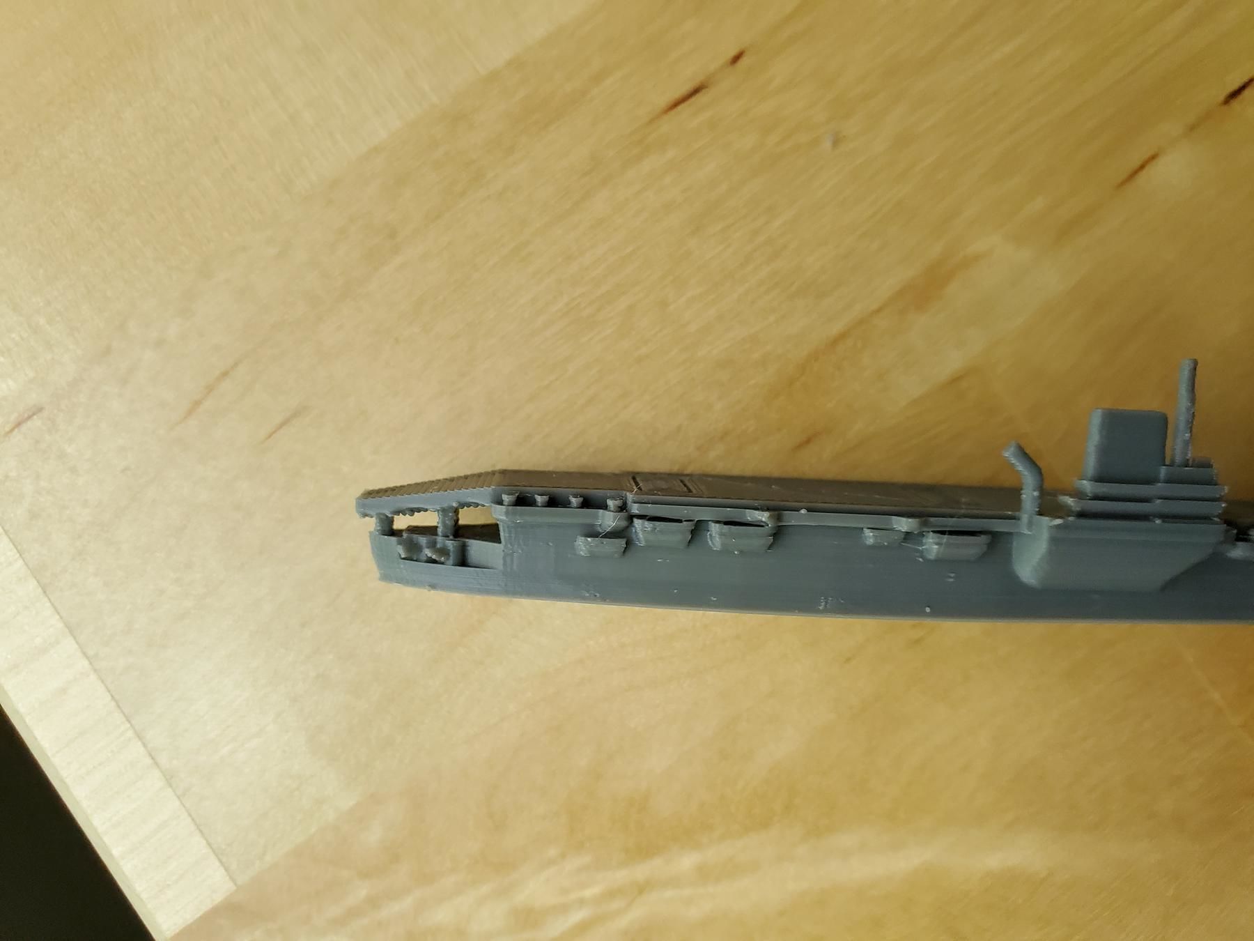 French Bearn Class Aircraft Carrier 3D print model_8