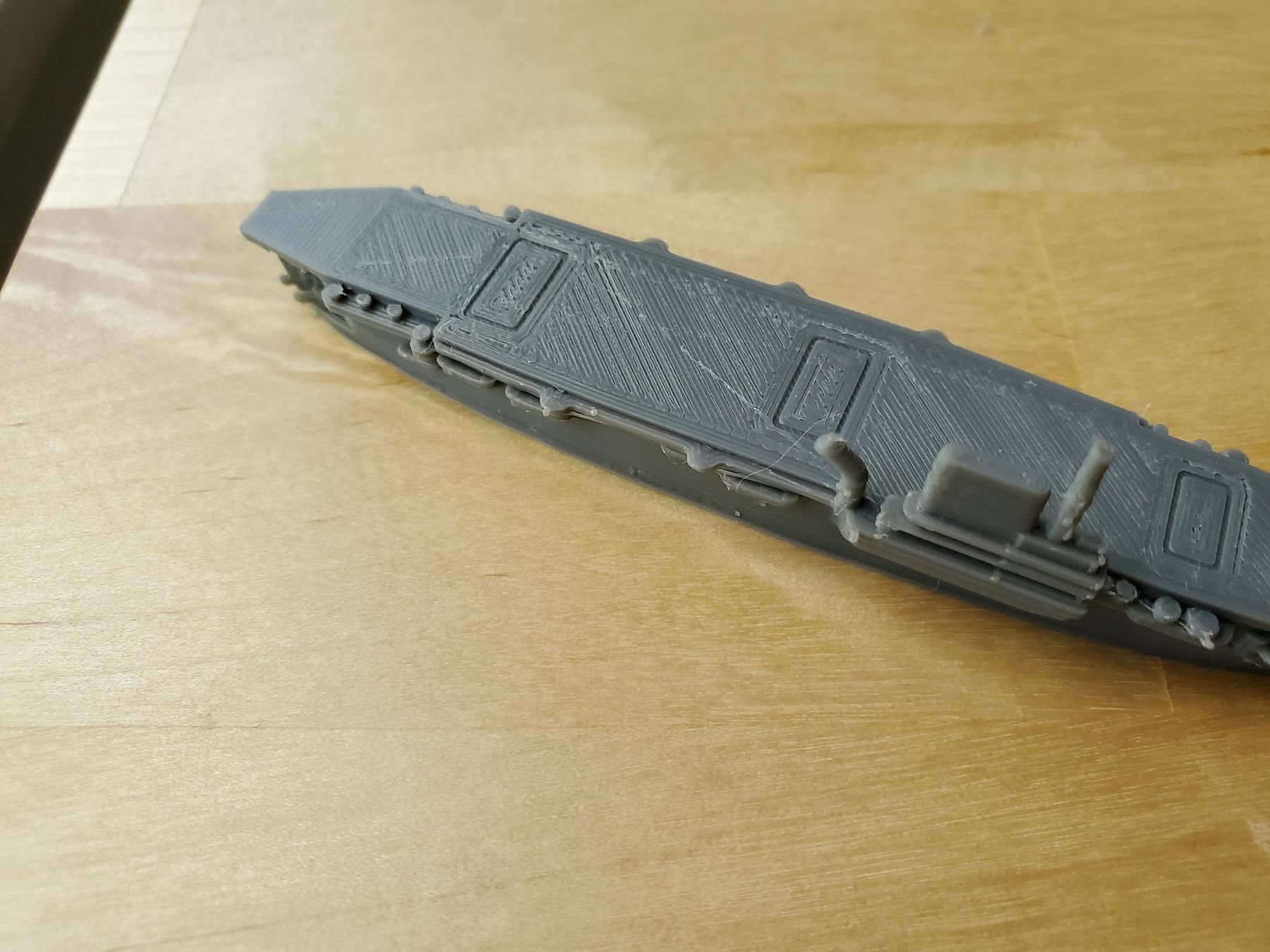 French Bearn Class Aircraft Carrier 3D print model_12