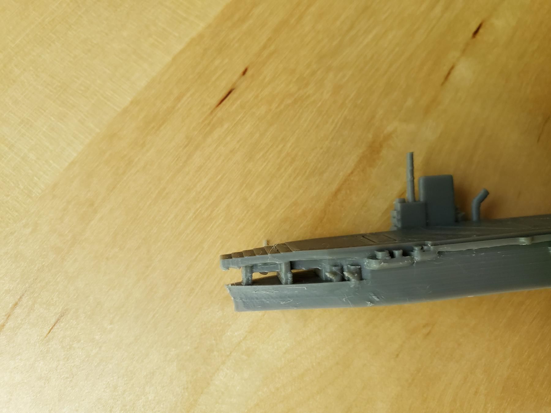 French Bearn Class Aircraft Carrier 3D print model_6