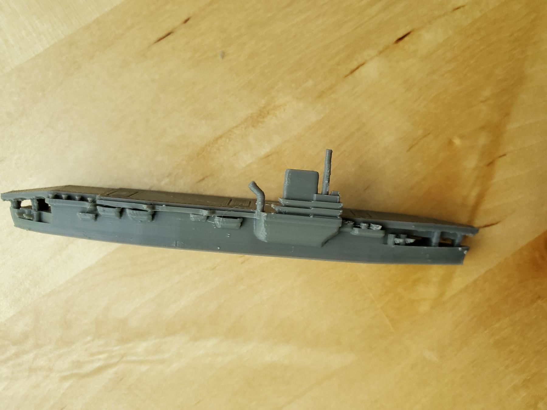 French Bearn Class Aircraft Carrier 3D print model_7