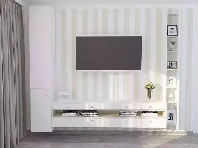 Living wall furniture 3D model