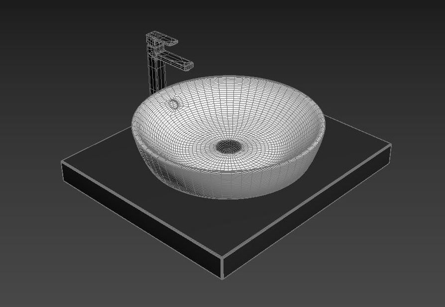 Bathroom Sink 3D model_8