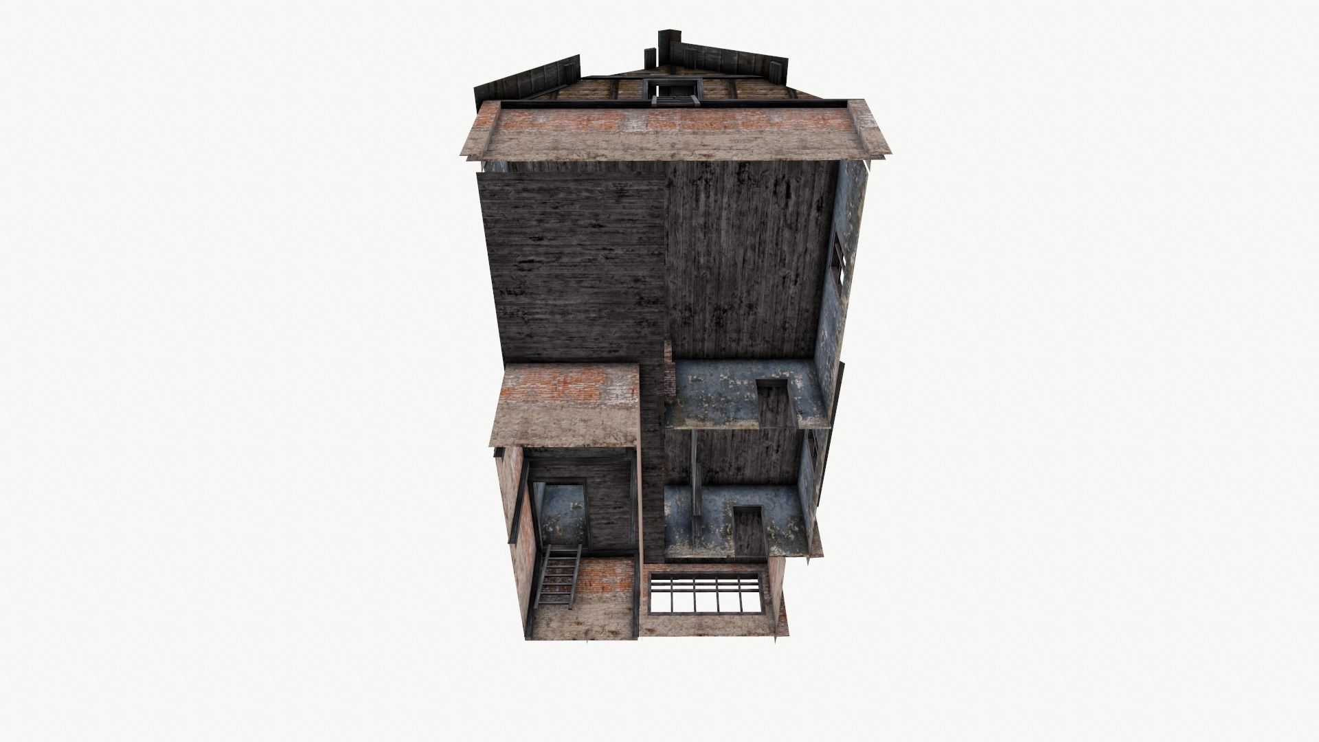 An Old House f Low-poly 3D model_20