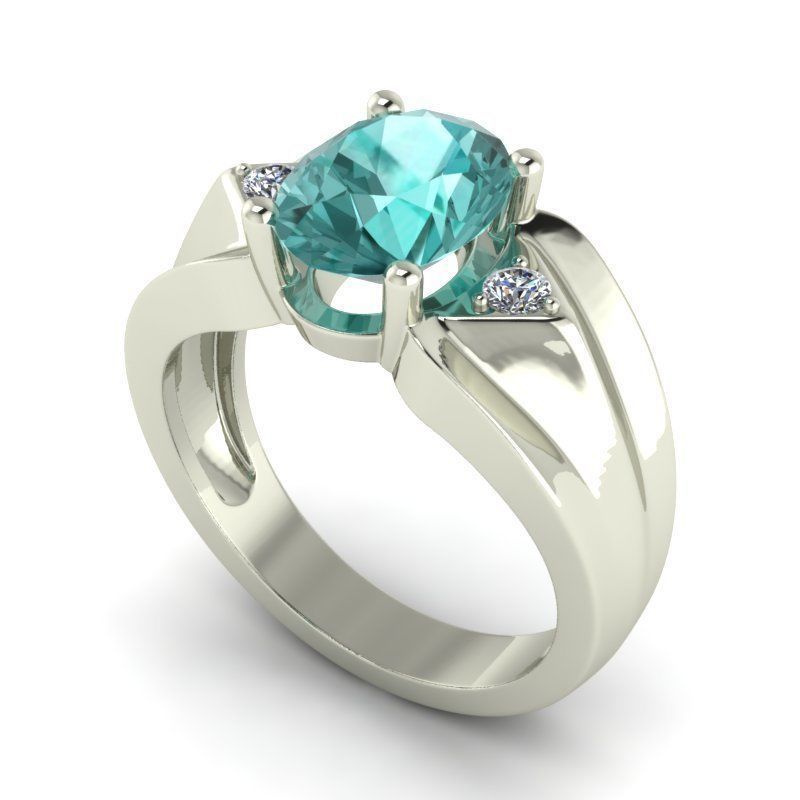 BULK-3DM-With Gems-RING 15 Files-7 3D print model_6