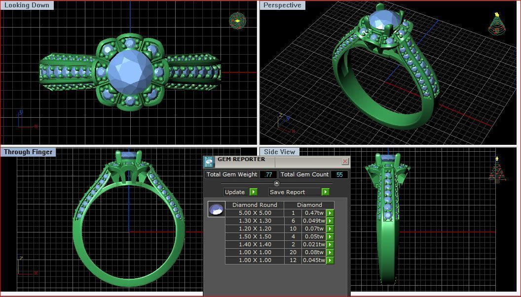 BULK-3DM-With Gems-RING 15 Files-10 3D print model_14