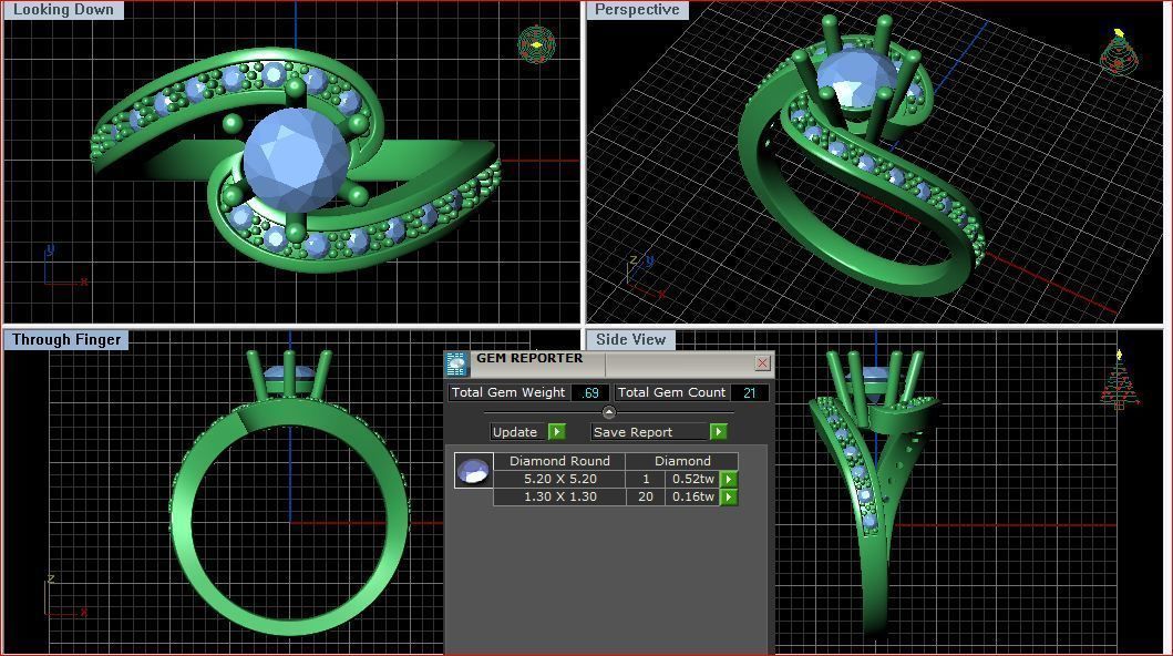 BULK-3DM-With Gems-RING 15 Files-9 3D print model_15