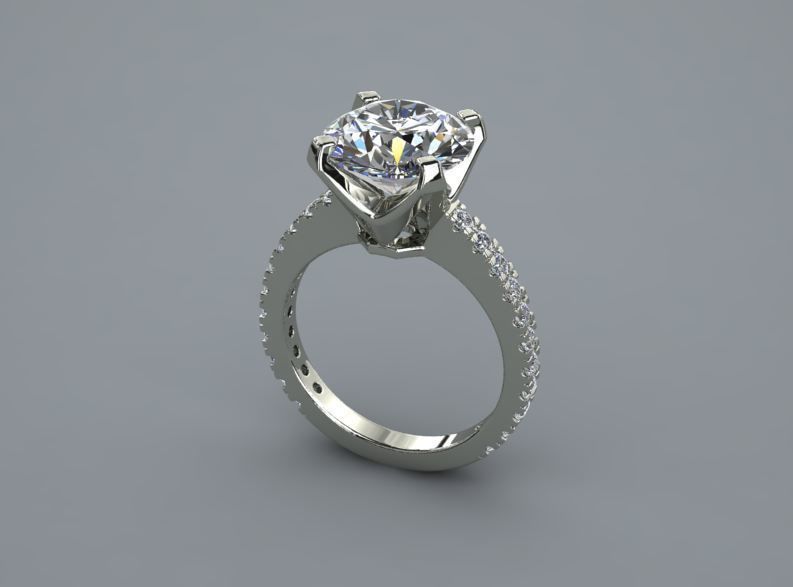 BULK-3DM-With Gems-RING 15 Files-2 3D print model_3