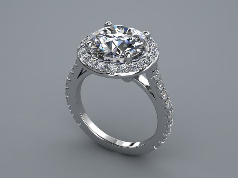 BULK-3DM-With Gems-RING 15 Files-2 3D print model_2