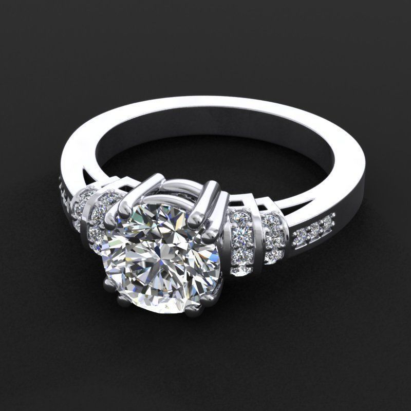 BULK-3DM-With Gems-RING 16 Files 3D print model_2