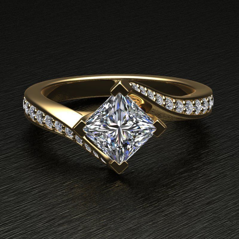 BULK-3DM-With Gems-RING 16 Files 3D print model_8