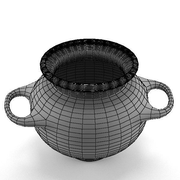 Old Clay Pot 3D model_9