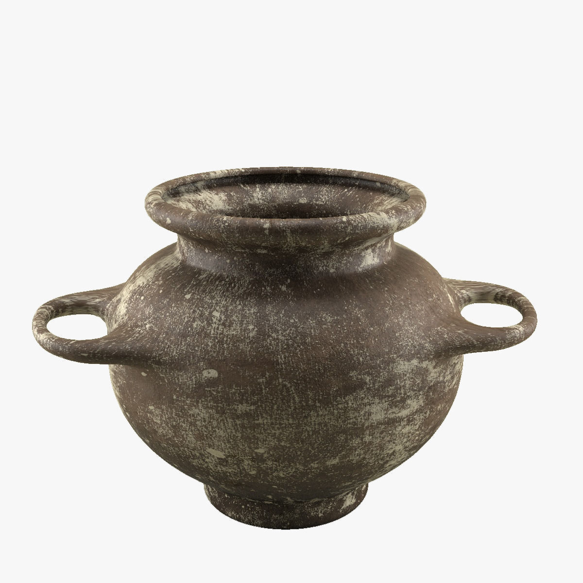 Old Clay Pot 3D model_6