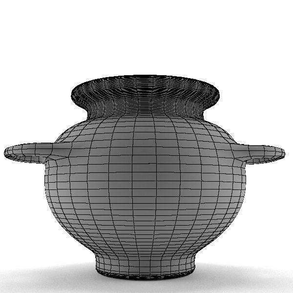 Old Clay Pot 3D model_10