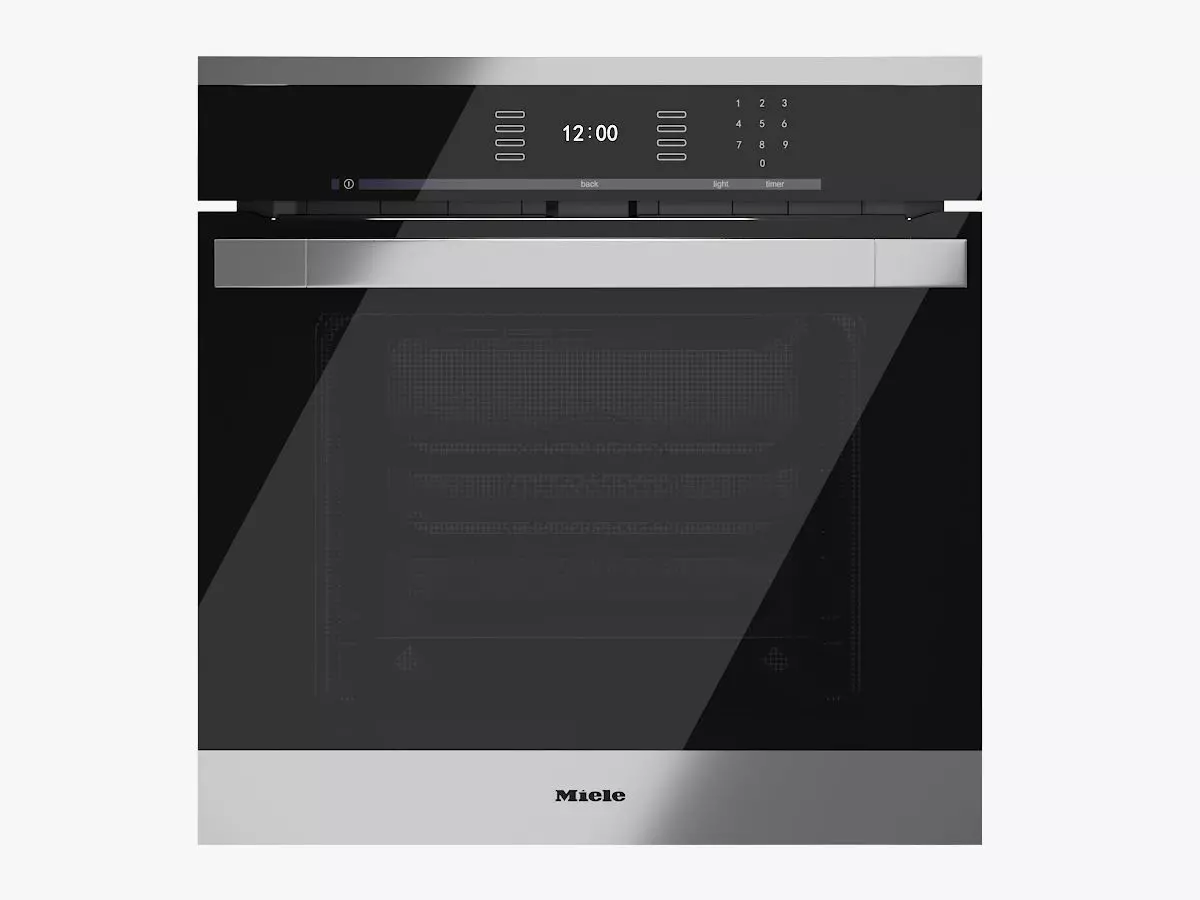Convection Oven Miele H 6560 6660 6680 BP B AM Steel 3D model