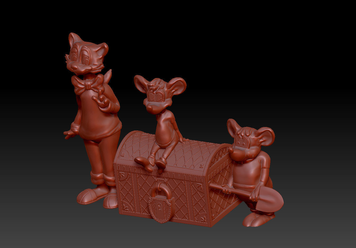 Adventures of Leopold the cat 3D print model_3