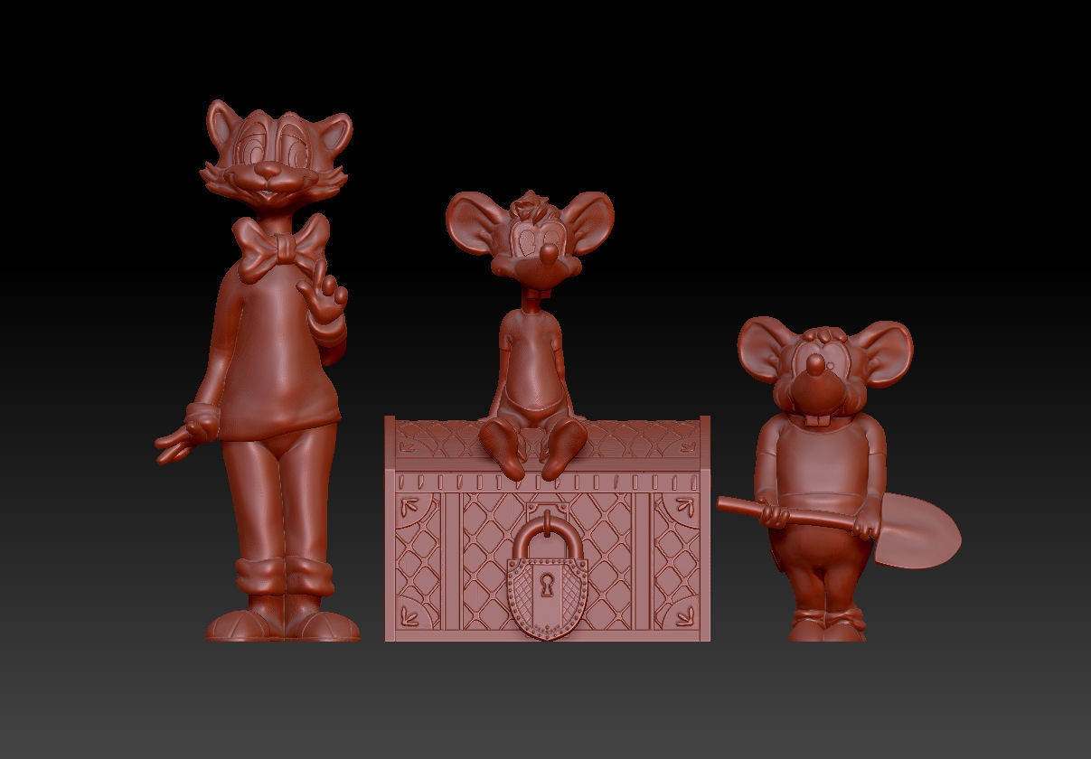 Adventures of Leopold the cat 3D print model_2