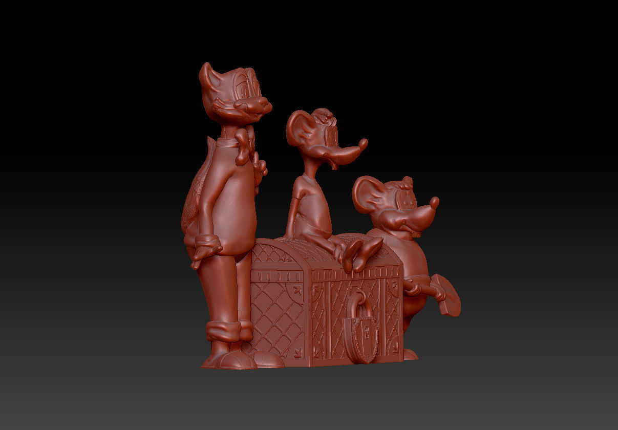 Adventures of Leopold the cat 3D print model_4